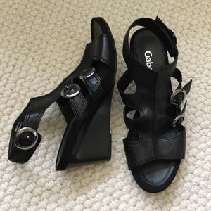 Gabor Gladiator Wedge Sandal